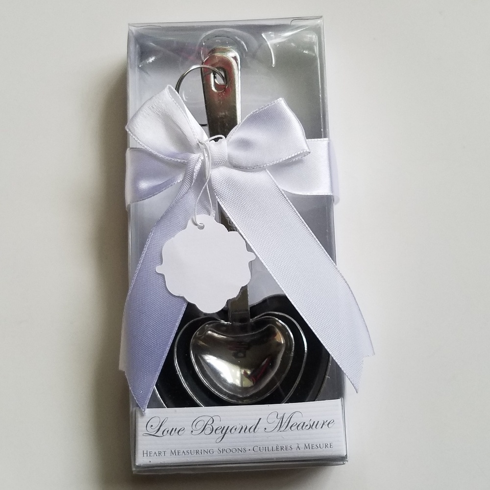 Kate Aspen Set of 3 Heart-Shaped Measuring Spoons